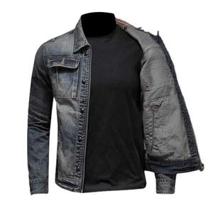 Chaqueta Vaquera de Invierno para Hombre, Transpirable, Estilo Urbano, Informal, con Botones, Talla Grande, Ecológica - Product Image 5