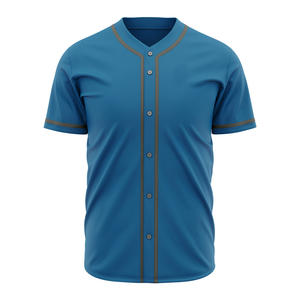 Fabricante de fábrica, venta al por mayor, camisetas personalizadas de béisbol y softbol, diseño de equipos deportivos con estilo de camisas con botones - Product Image 6