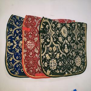 ชุดเดรส barooq G P แผ่นรองอานม้าผ้าฝ้ายพิมพ์ลายดอกไม้สำหรับฝึกซ้อมและโชว์ - Product Image 1