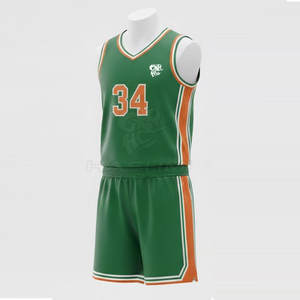 Uniforme de Baloncesto Atlético Ligero de Diseño Personalizado para Clubes Escolares y Prácticas Profesionales con Material Absorbente de Sudor - Product Image 6