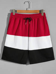 Pantalones cortos de malla de alta calidad para hombre con bolsillo High Street Hip-Hop Último ajuste relajado al por mayor pantalones cortos multicolores para hombre - Product Image 3