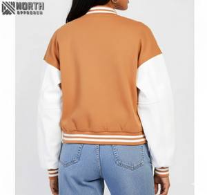 เสื้อแจ็คเก็ตกันลมนักบิดหนังแท้สำหรับผู้หญิงใหม่ระบายอากาศได้ดีปรับแต่งได้คุณภาพสูง - Product Image 6