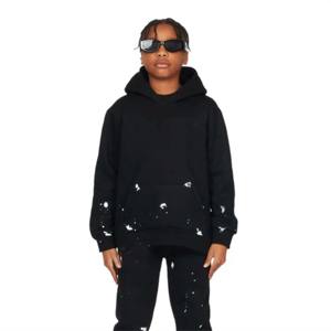 Chándal apilado para niños de estilo urbano-Conjunto de dos piezas cómodo y de moda para niños y niñas-Perfecto para la moda y la función - Product Image 2