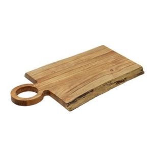 Tabla de cortar de madera con bordes de agarre fuerte que ayudan a mantener la seguridad durante la preparación de comidas - Product Image 1