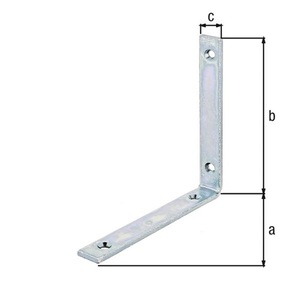 L140x140mm Beam Angle B.20mm Narrow STA Raw <b>Brackets</b> Pack Size 20 - Product Image 3