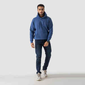 Sudadera con Capucha Larga de Invierno de Color Naranja Sólido Personalizada, 340 g/m², con Cordón, Bolsillo Tipo Canguro, Ropa para Hombre, Servicio OEM - Product Image 1