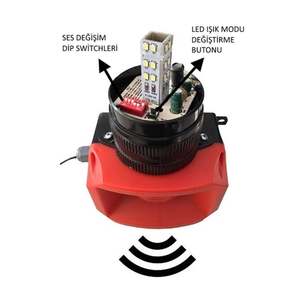Sirena Electrónica Multi-LED SMD con 43 Sonidos para Alarmas, Zumbadores y Sirenas - Product Image 2