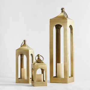 Linterna de vela de diseño único para decoración del hogar, artículo de decoración navideña de aluminio moderno, calidad superior - Product Image 1