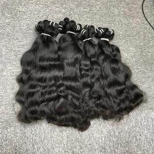 Vente en gros Extensions de cheveux de qualité supérieure Trame de cheveux péruviens à cuticule alignée Paquets de cheveux humains bruts de vague naturelle - Product Image 4
