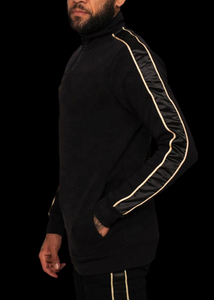 Custom Spring Cotton Fleece Camouflage Anti-Wrinkle Hooded Puff Printed Sweat Suits Thick Zip Applique Embroidery <b>Patch</b> Men - Product Image 3