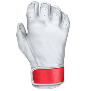 Gants de frappeur de baseball en cuir respirant manchette courte sur mesure pour les LBBG-0021 de performance sportive - Product Image 5