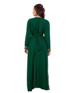 Moroccan Islamic <b>Kaftan</b> <b>Beach</b> Fancy Modern Floor Length Long Sleeve For Women <b>Dress</b> - Product Image 2