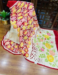 Saree de seda Jacquard hecho a mano, diseño Zari, cobre plateado, tejido antiguo, ropa tradicional india paquistaní para mujer - Product Image 5