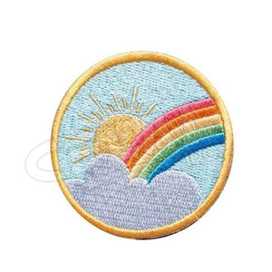 Patch de broderie Style personnalisé Logo personnalisé Patch de broderie pour vêtements - Product Image 3