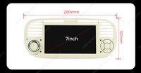 MEKEDE Android voiture multimédia stéréo GPS Navigation voiture-play unité principale pour 7 pouces Fiat 500 2007-2015