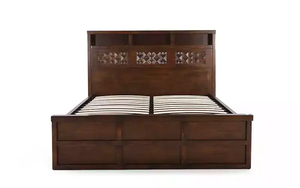 Cama Queen de Madera Colección Americana con Almacenamiento Hidráulico - Product Image 2