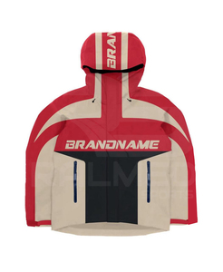 Conjunto Deportivo Cortavientos Estilo Urbano con Logotipo Serigrafiado, Pantalones Elásticos y Chaqueta con Capucha, 100% Nailon - Product Image 4