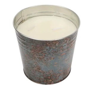 Bocal à bougie en métal galvanisé vintage, personnalisé, en gros, pour la fabrication de bougies, bougie en cire, bougie votive pour l'éclairage et la décoration de la maison - Product Image 4