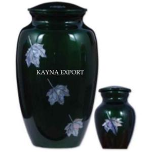 Urne funéraire en métal bleu brillant, nouveau design, en aluminium, pas cher, à vendre, dernier design, fournitures funéraires, urne en métal - Product Image 4