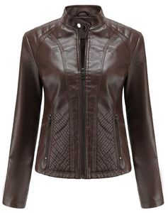 Nouvelle mode veste en cuir femmes hiver capuche veste de base manteau femme moto veste en cuir vêtements d'extérieur - Product Image 2