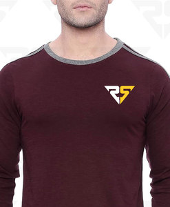 T-shirt élégant à manches longues en coton pour hommes T-shirts à manches longues avec logo et design personnalisés par OEM - Product Image 6