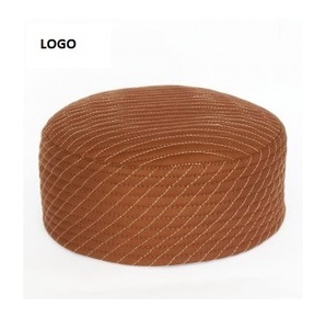 Sombreros musulmanes 2024 de nuevo diseño de Color sólido personalizado, gorras de cubo, sombreros de ropa musulmana, sombreros transpirables con entrepierna islámica Masjid, gorras OEM - Product Image 3