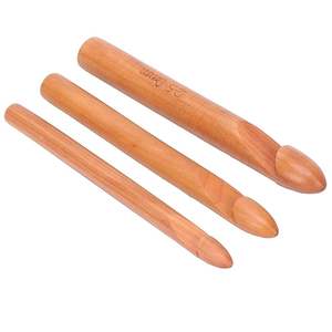 Juego de ganchos de ganchillo de madera más vendidos de 13 3,5 MM a 12MM Gancho de ganchillo con mango ergonómico para venta de exportación - Product Image 4