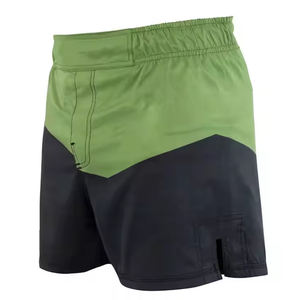 Vente en gros de shorts MMA de couleur unie de qualité supérieure pour hommes, shorts MMA sublimés sur mesure, shorts de combat confortables - Product Image 2