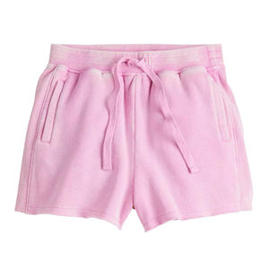 Short pour femme sur mesure Quickdry respirant léger 100% coton fermeture à cordon Logo personnalisé - Product Image 5