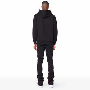 Chándal acampanado para hombre, pedido a granel, Sudadera con capucha y pantalones de chándal de tela suave de alta calidad, conjunto de ropa deportiva de dos piezas - Product Image 2