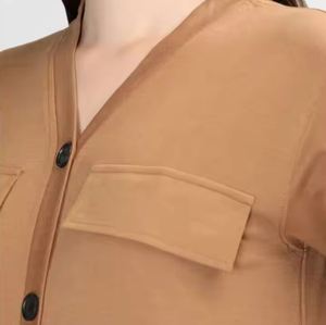 Conjunto de ropa de salón para mujer con logotipo personalizado, tejido de algodón suave de talla grande, proveedor OEM - Product Image 3