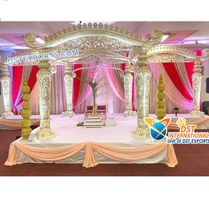 Manchettes de mariage indien, 1 pièce, décoration créative de luxe pour mariage, thème américain en plein air - Product Image 1