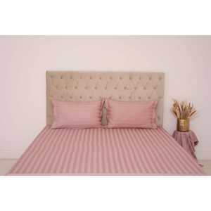 Juego de Ropa de Cama King Size Rosa Elegante con Detalles Únicos - Product Image 1