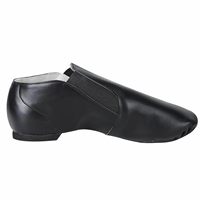 Chaussures de jazz en cuir pour femmes, antidérapantes, à enfiler, en stock dans l'UE, vente en gros
