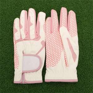 Proveedor directo de fábrica Guantes de golf profesionales de la mejor calidad Microfibra suave Cuero genuino Durable Transpirable Antideslizante - Product Image 6