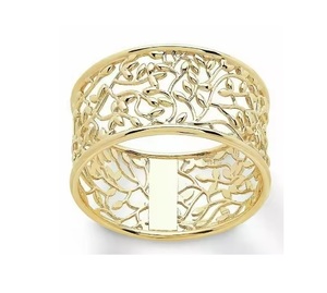 แหวนผ้าเช็ดปากทองเหลืองสำหรับโต๊ะในบ้าน - Product Image 4