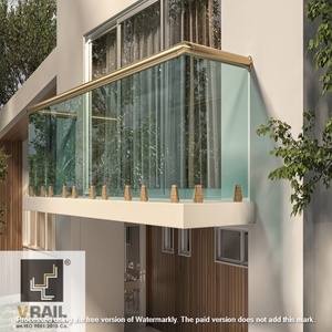 Fabricante de barandillas y barandillas redondas de acero inoxidable de estilo moderno de 38mm Exportador para aplicaciones de escaleras de balcón de hotel Fiji - Product Image 3