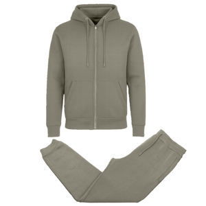 Men's <b>Fleece</b>-<b>Lined</b> Full-Zip <b>Hoodie</b> & Jogger 2-Piece Set - Product Image 4