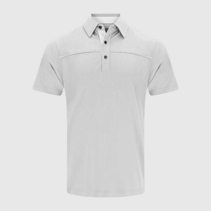 Athletify เสื้อโปโลแขนสั้นป้องกันการยับของผู้ชายสีเขียวทึบกำหนดเองได้หลายสี - Product Image 4