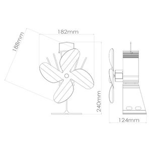 <span class=keywords><strong>Ventilador</strong></span> ecológico <span class=keywords><strong>de</strong></span> 4 aspas <span class=keywords><strong>para</strong></span> estufa <span class=keywords><strong>de</strong></span> madera, sistema <span class=keywords><strong>de</strong></span> ventilación alimentado por calor <span class=keywords><strong>para</strong></span> estufa <span class=keywords><strong>de</strong></span> <span class=keywords><strong>leña</strong></span>, Pellet/ladrillo/estufa - Product Image 3