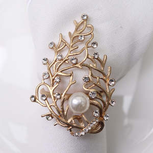 แหวนรองผ้าเช็ดปากโลหะพรีเมียม ดีไซน์หรูหราสำหรับงานแต่งงานและงานตกแต่งอีเว้นท์ เป็นมิตรกับสิ่งแวดล้อม - Product Image 2