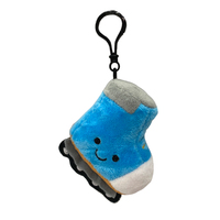 Porte-clés Mascotte Sportive Personnalisable en Peluche, Breloque Tendance en Plastique et Métal pour Sac, Souvenir