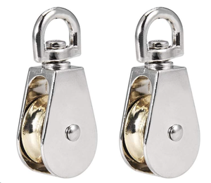 亜鉛合金旋回フックシングルプーリーブロック吊りワイヤーローププーリー - Product Image 2