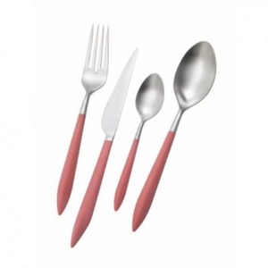 Ensemble de 5 couverts en acier inoxydable idéal pour la cuisine de table hôtel usage domestique ensembles de couverts finis enduits de couleur noire - Product Image 6