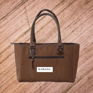 Sacs à main pour femmes en toile de vachette avec poignées en cuir - Product Image 6