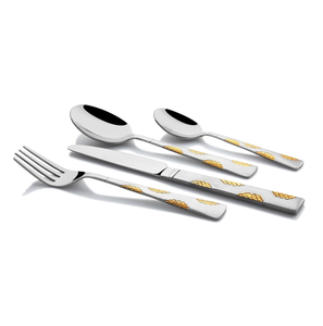 ช้อนเครื่องเงินช้อนส้อมมีดเนย5ชิ้นใช้สำหรับทำของหวาน - Product Image 3