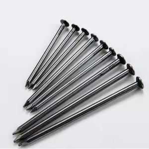 Clous en spirale métalliques personnalisés OEM ODM avec tête à capuchon, en acier galvanisé à chaud, pour applications de construction en bois - Product Image 1