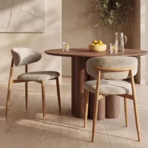 SPECKLED STONE & OAK HALSTON <b>DINING</b> <b>CHAIR</b> - Product Image 1