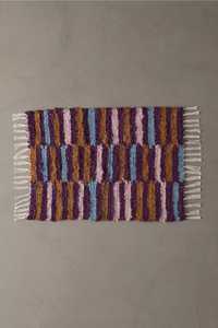 Alfombra Moderna Reversible de Algodón Tejido con Diseño Geométrico Irregular y Borlas para Camping, Hogar y Viajes - Product Image 2