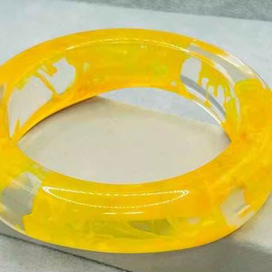 Bracelets et joncs en résine pour femmes, nouvelle collection, bijoux de style ange pour les fêtes et les mariages, haute qualité - Product Image 1